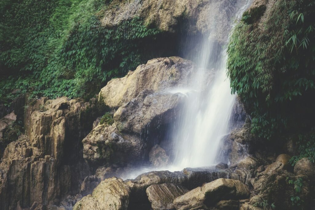 raging waterfalls